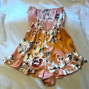 Hello Molly Silk Romper | Fits Size Small or Med | perfect for summer & spring